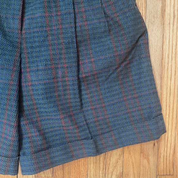 Vintage Corduroy Plaid Shorts - Picture 2 of 15